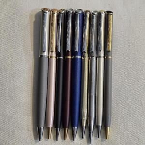 Lot of 9 Quill Ballpoint Pens and Mechanical Pencils Twist Up